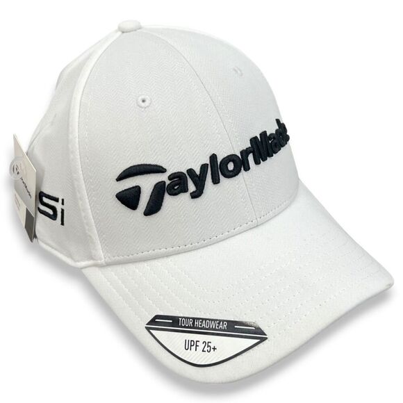 NEW TaylorMade Men's 2016 Tour Radar Golf Hat Cap White - Picture 1 of 11